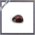 Heart Shape Natural Cut Wine Red Natural Garnet